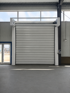 Heavy Duty Rigid Metal Hard Fast Door Electric High Speed Spiral Rapid Door