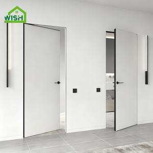 Modern Style Aluminium Alloy Frameless Invisible Door