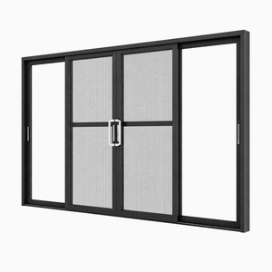 Custom Aluminum Sliding Door for Bedroom Balcony Large Glass Panel Interior Exterior Partition Door CE Certified