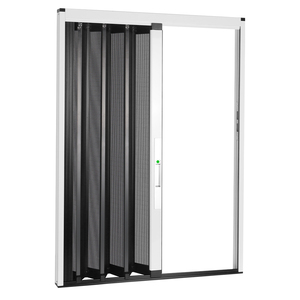 Modern Windows Doors Stacker Exterior Aluminum Sliding Doors with Security Screen Insect Resistant for Bedroom & Living Room