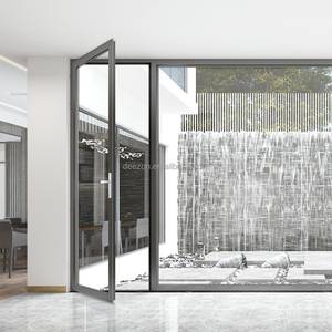 Single or Double Opening Aluminum Hinged French Door Deck Doors