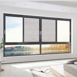 Customized Aluminum Sliding Window Double Tempered Glass Sliding Door