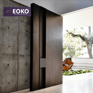 EOKO Custom Wooden Grain Front Entry Security Door