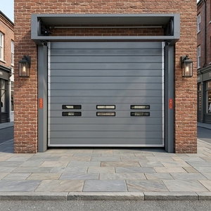 Heavy Duty Aluminum Spiral High Speed Door Windproof Anti-Theft Fast Door