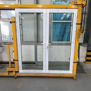 China Manufacturer Swing Open Aluminium Glass French Doors