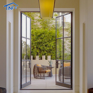 Simple Design Single Door Exterior Aluminum French Door Narrow Frame