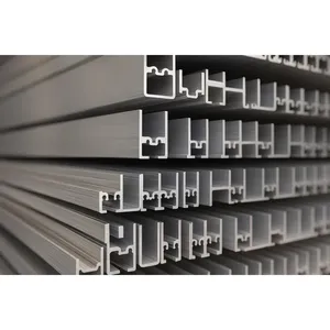 6000 Series Aluminium-Extrusion Aluminum Alloy Profiles for Industrial Decorative Anodized T5 Flat Bending Welding Available