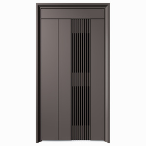 Breathable Aluminum Anti-Burglary Door with Insect Net Postmodern Design for Residential Safety