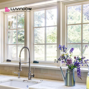 Easy Crank Operation Space Saving Modern Design Thermal Break Aluminum Stainless Steel Casement Window For Bathroom Luxury