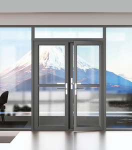 Modern Interior Aluminum Integrated Screen Casement Door