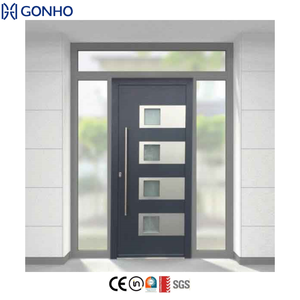 Modern Exterior Front Doors Aluminum French Swing Door