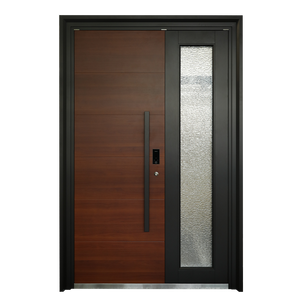 Aluminum Security French Door Waterproof Exterior Entry Door