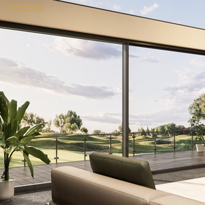 Wazzor Nfrc Heavy Duty Large Double Tempered Glass Door