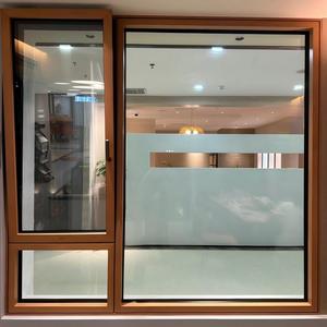 Modern Style Wood Aluminum Casement windows House windows Windproof