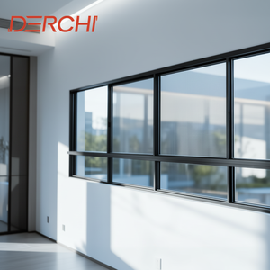 DERCHI European Standard CE Certified Aluminum Horizontal Sliding Window