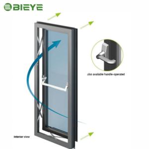 Double-Layer Sliding Ventilation Window Kit Modern Aluminum Alloy Exterior
