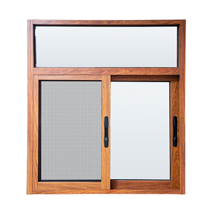 Wood Grain Horizontal Sliding Casement Windows