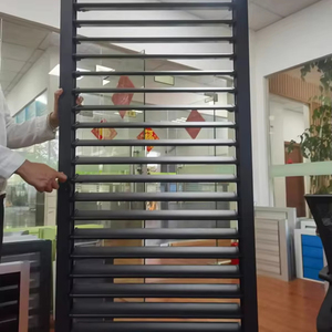 Manual Aluminum Louvered Blade Adjustable Louver Windows