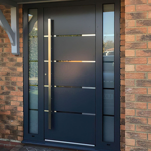 Luxury Modern Design Anti-Theft Outdoor Exterior Villa Aluminum Entry Front Door