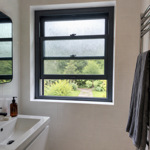 Factory Direct Frosted Double Hung Window Double Tempered Glass Privacy EPDM Sealed AS2047 CE NFRC Bathroom