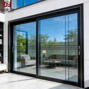 Modern 130 Series Aluminum Sliding Door Window Set