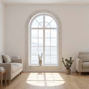 French Inward Opening Casement Window Aluminum Alloy Double Glazed European Style Custom Energy Efficient Exterior Window