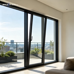 China Factory Supply Aluminum Tilt and Turn Window Sound Insulation Custom Color & Glass Option for House