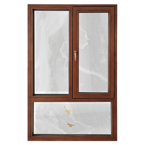 High Quality Aluminum Clad Wood Modern windows Custom Standard Replacement Residential Aluminum Clad Wood Windows