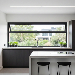 Modern Double Glazing Aluminum Awning Window for Villa Homes