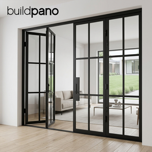 Luxury Retro Style Heritage Villa Garden House Folding Glass Door