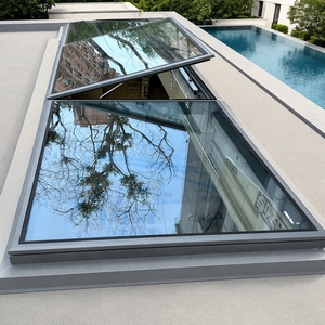 Electric Aluminum Roof Window Motorized Pitched Skylight