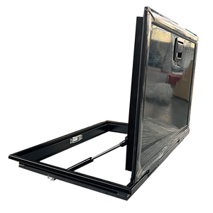 600x800mm Right Angle Aluminum RV Caravan Custom Cargo Hatch Door