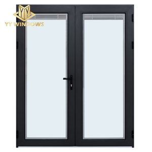 Double Glass California Architectural Aluminum French Doors Exterior