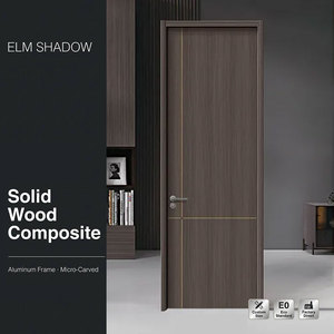 Modern Minimalist Bedroom Door And Aluminum Set Of Moisture-proof Aluminum-wood Doors