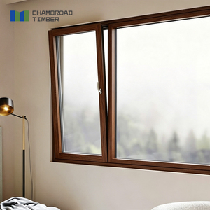 Modern Wood Aluminum Window Casement