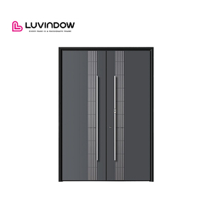 Premium Aluminum Main Entrance Fire Prevent Security Doors