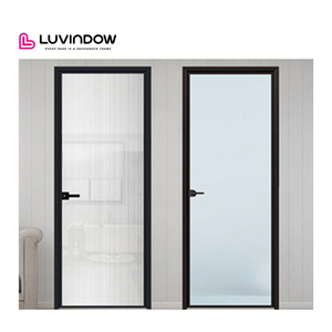 Modern Design Foshan Aluminium Security Glass Swing Door