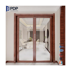 PDP High End Aluminum Wood Tilt Turn Swing Casement Window Energy Star