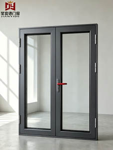 Thermal Break Aluminium Casement Doors Energy Efficient
