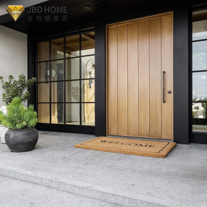 Modern Aluminium Front Entry Door Pivot Exterior Luxury House Main Villa Black Customized
