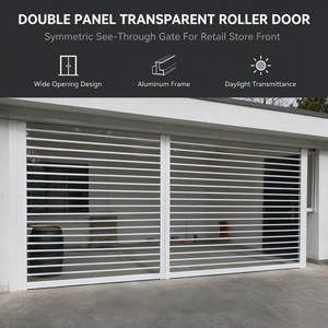 Fire Rated Safety Aluminum Roller Shutter Door Industrial Grade