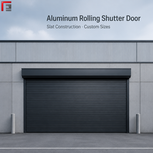 Aluminum Automatic Roller Shutter Door Modern Residential Roll Up Door For Villa And Garage