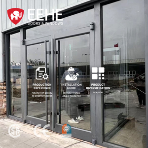 EEHE Storefront Door Heavy Duty Slim Frame