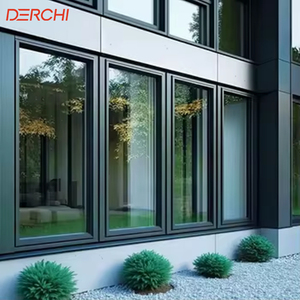 Customized Aluminum Windows Tempered Glass Hurricane Impact Tilt-turn Window NFRC AS2047 Certification Aluminium Casement Window