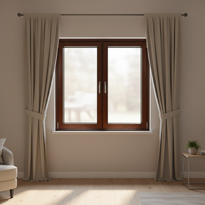 Customizable Wooden Aluminum Clad Casement Window
