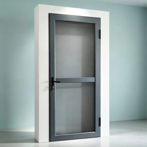 High Strength Diamond Mesh Aluminum Hinged Screen Door for Apartment