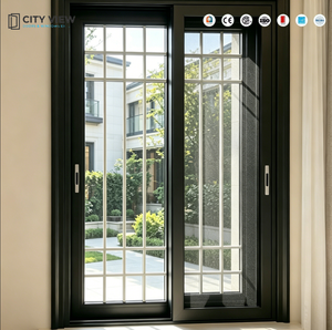 Global Home Aluminium Doors and windows Alu Clad Sliding Sash Aluminium windows