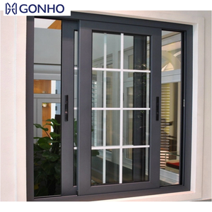 China Top Quality Cheap Waterproof Black Sliding Window Aluminium Doors and Windows