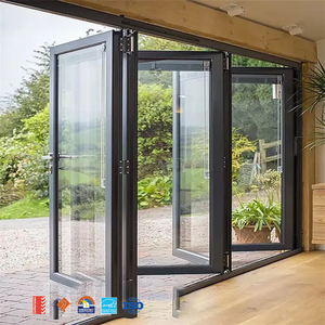 AMJ Heavy Duty Coastal Glass Commercial Aluminum bifold patio doors