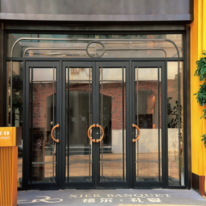 KLEIN Huge Aluminum Door Swing Storefront Door Profession New Product High Quality Security Doors Homes for Home